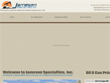 Tablet Screenshot of jamspec.com